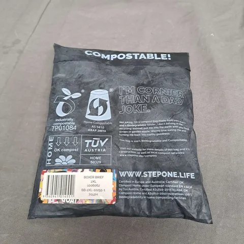 SEALED STEP ONE BOXER BRIEFS IN MULTI SIZE 2XL