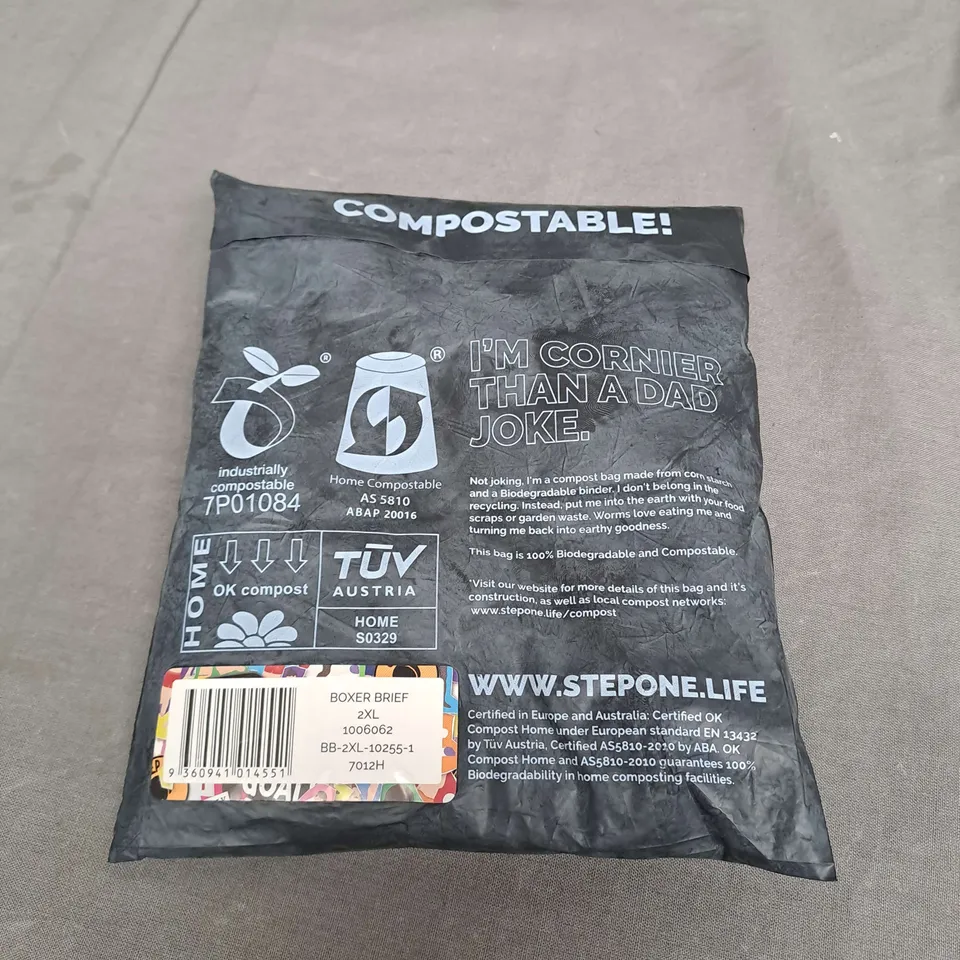 SEALED STEP ONE BOXER BRIEFS IN MULTI SIZE 2XL