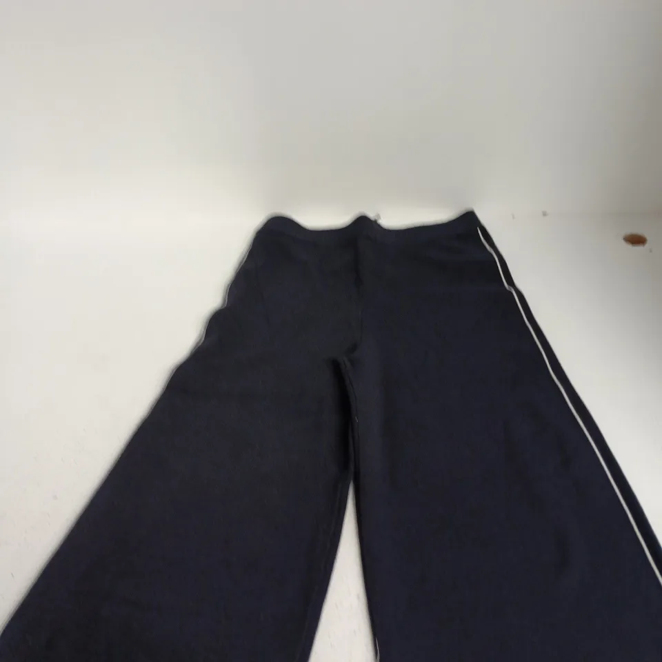 MNG BY MANGO WOMEN'S NAVY TRACK PANTS / JOGGERS – SIZE MEDIUM