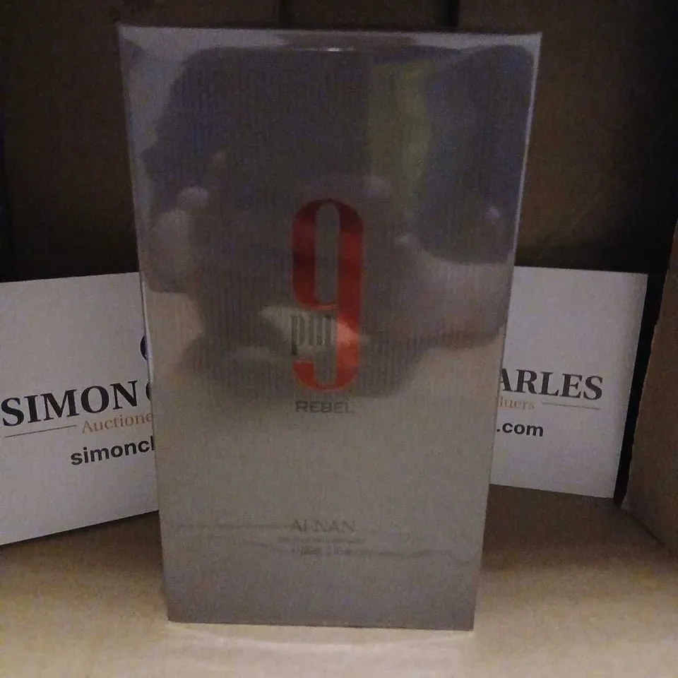 BOXED AND SEALED 9PM REBEL AFNAN EAU DE PARFUM 100ML