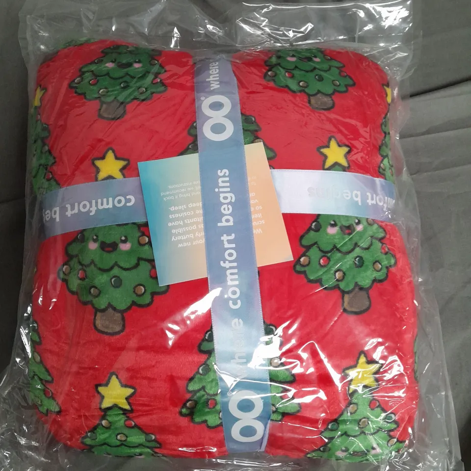 SEALED OODIE HOODED OVERSIZED BLANKET - CHRISTMAS TREE