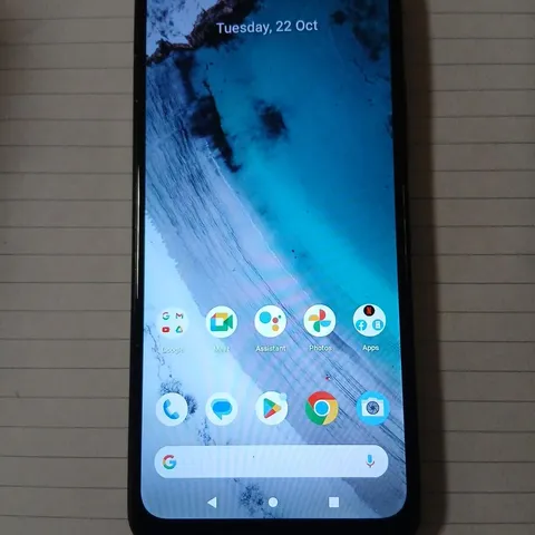 NOKIA C32 SMARTPHONE – BLACK, CRACKED REAR PANEL