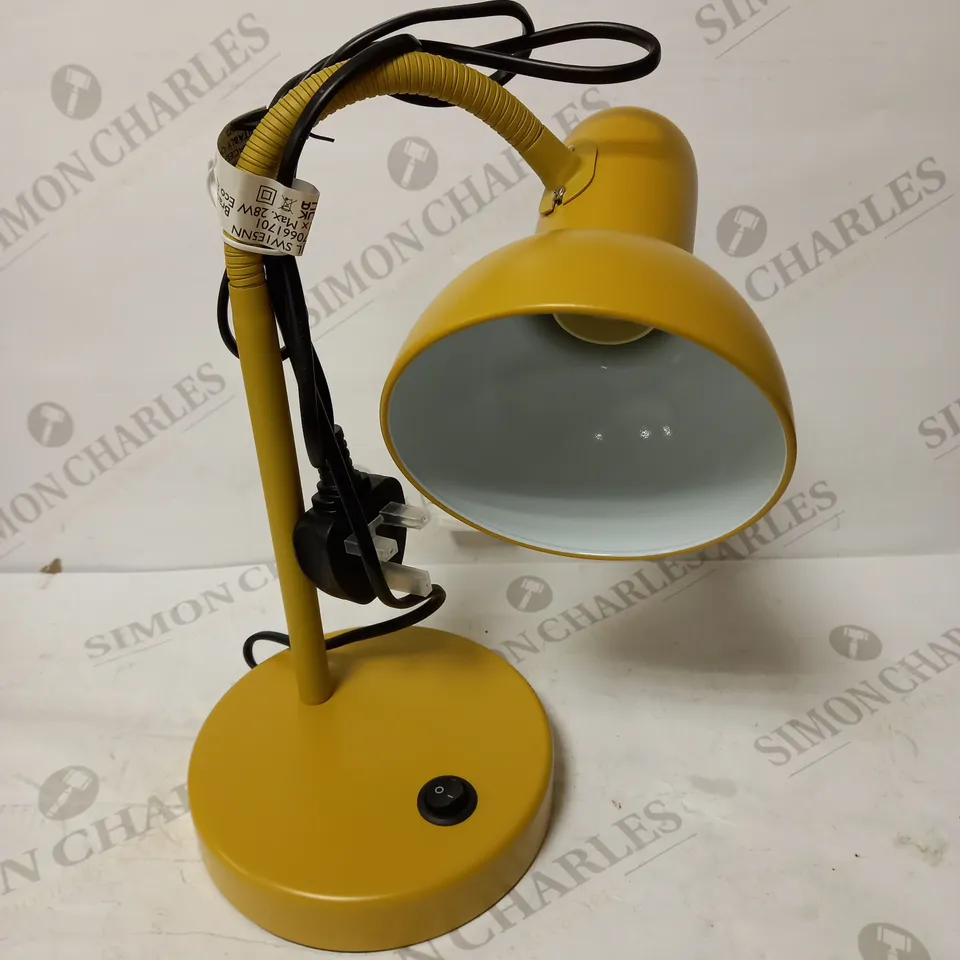BRANDON TASK LAMP - MUSTARD YELLOW