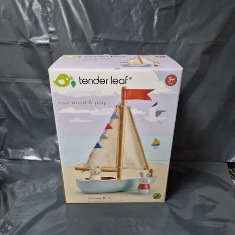 BOXED TENDER LEAF TOYS SAILWAY BOAT