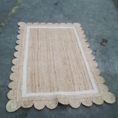 NATURAL FIBER AREA RUG IN NATURAL/IVORY 183X122CM