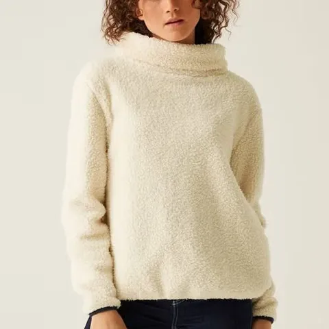 REGATTA LIGHT VANILLA RIA FLUFFY FLEECE UK SIZE 20