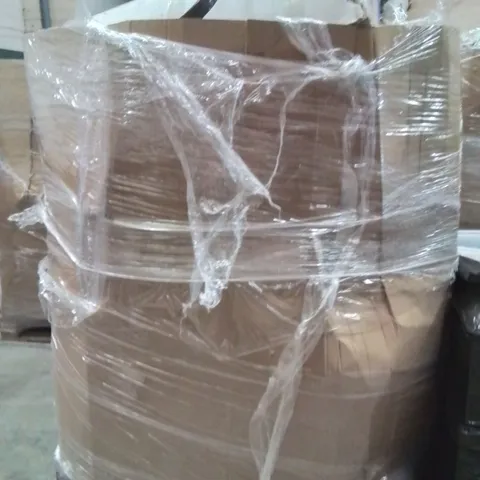 PALLET OF ASSORTED HOUSEHOLD GOODS AND PRODUCTS TO INCLUDE;TABLE LAMP,TRAMPOLINE,HOSE,INFLATABLE