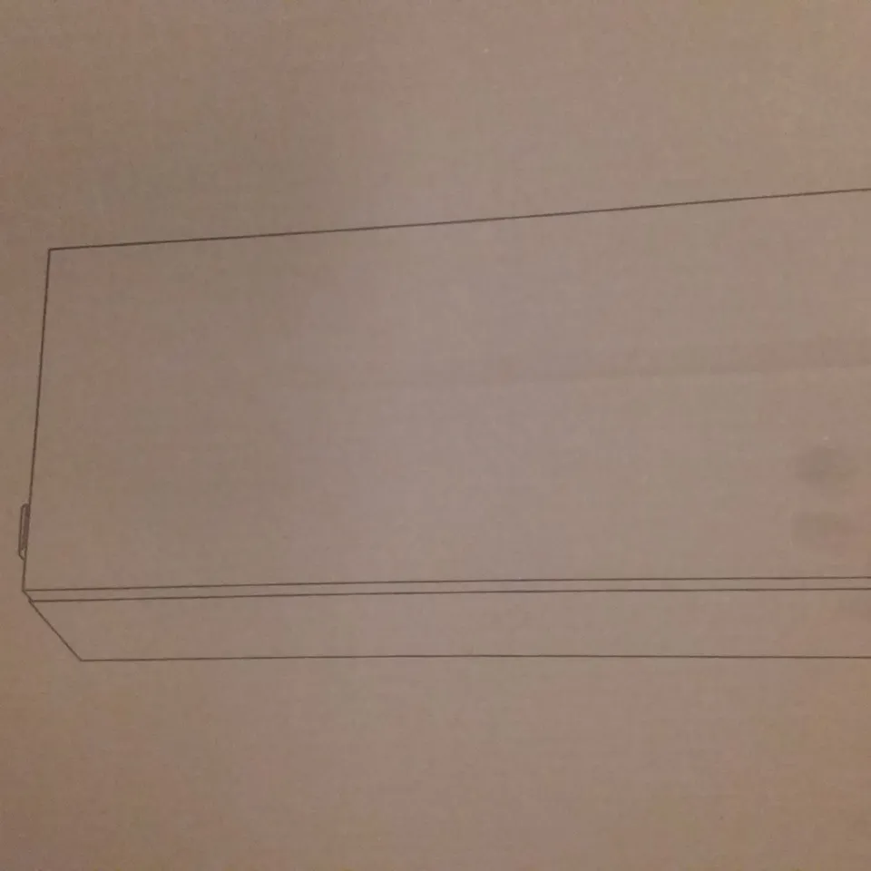 BOXED IMANDRA TAUPE SLIM WALL CABINET 40X90CM