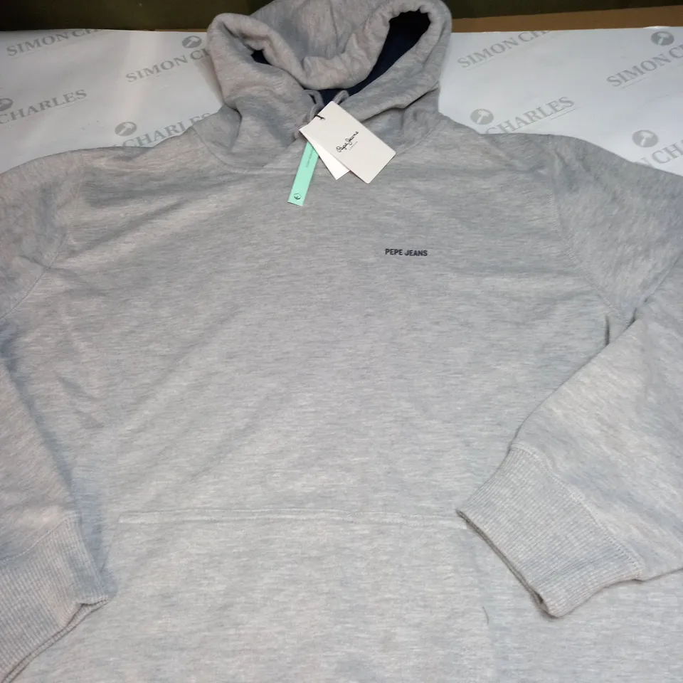 PEPE JEANS GREY HOODIE SIZE XXL