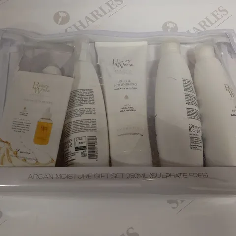 BOXED BEAUTY WORKS ARGAN MOISTURE GIFT SET