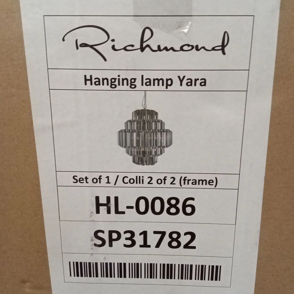 BOXED YASK YARA HANGING LAMP (2 BOXES)