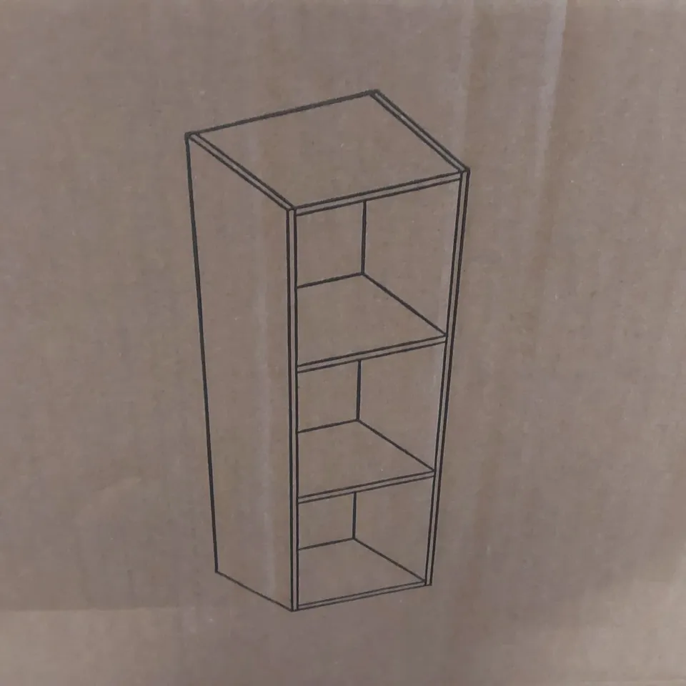BOXED CARA 3 TIER BOOKCASE - WHITE
