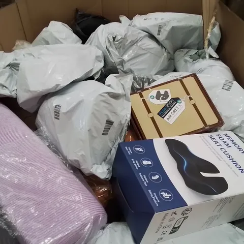 TWO LARGE BOXES OF ASSORTED BAGGED AND LOOSE SUPPORT PILLOWS ETC.