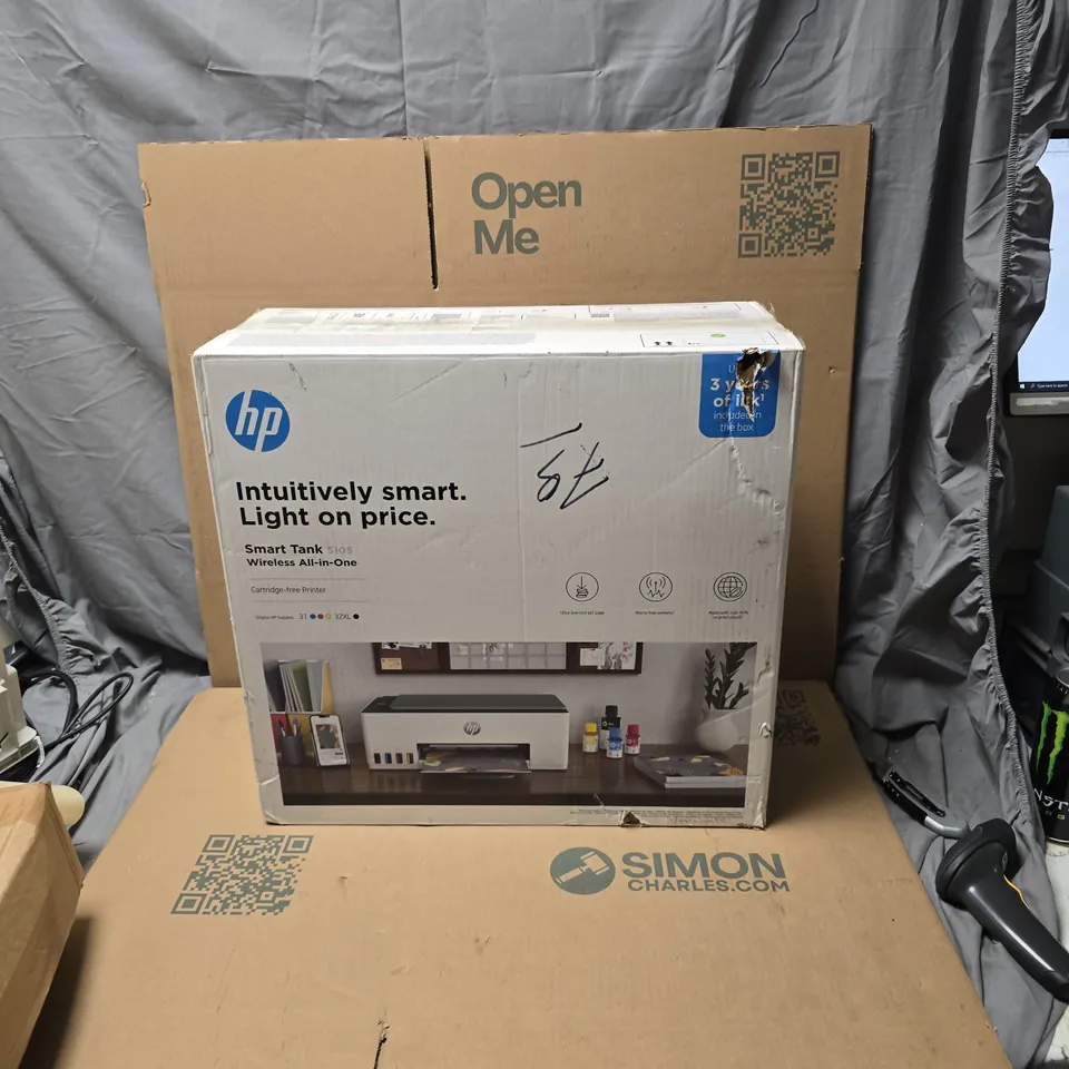 HP SMART TANK WIRELESS ALL-IN-ONE PRINTER (5105) – BOXED
