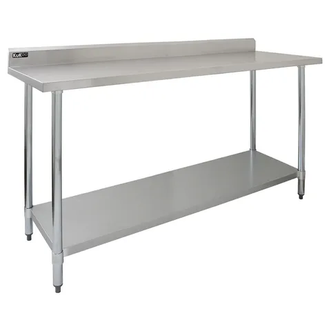 BOXED STAINLESS STEEL ROLLING WORK TABLE COMMERCIAL CATERING TABLE (1 BOX)