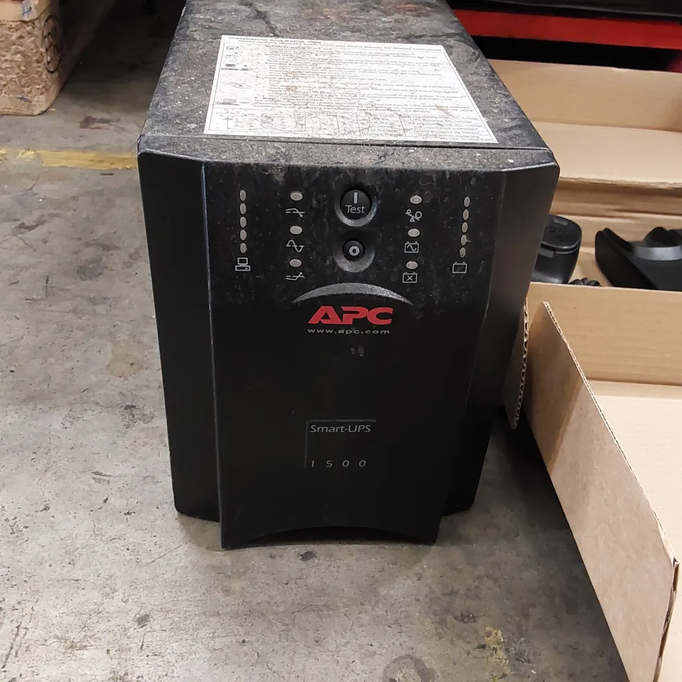 PALLET OF TELEPHONES AND OTHER ASSORTED ELECTRONICS INCLUDING; APC SMART-UPS SUA 750VA TOWER UPS APC ECT