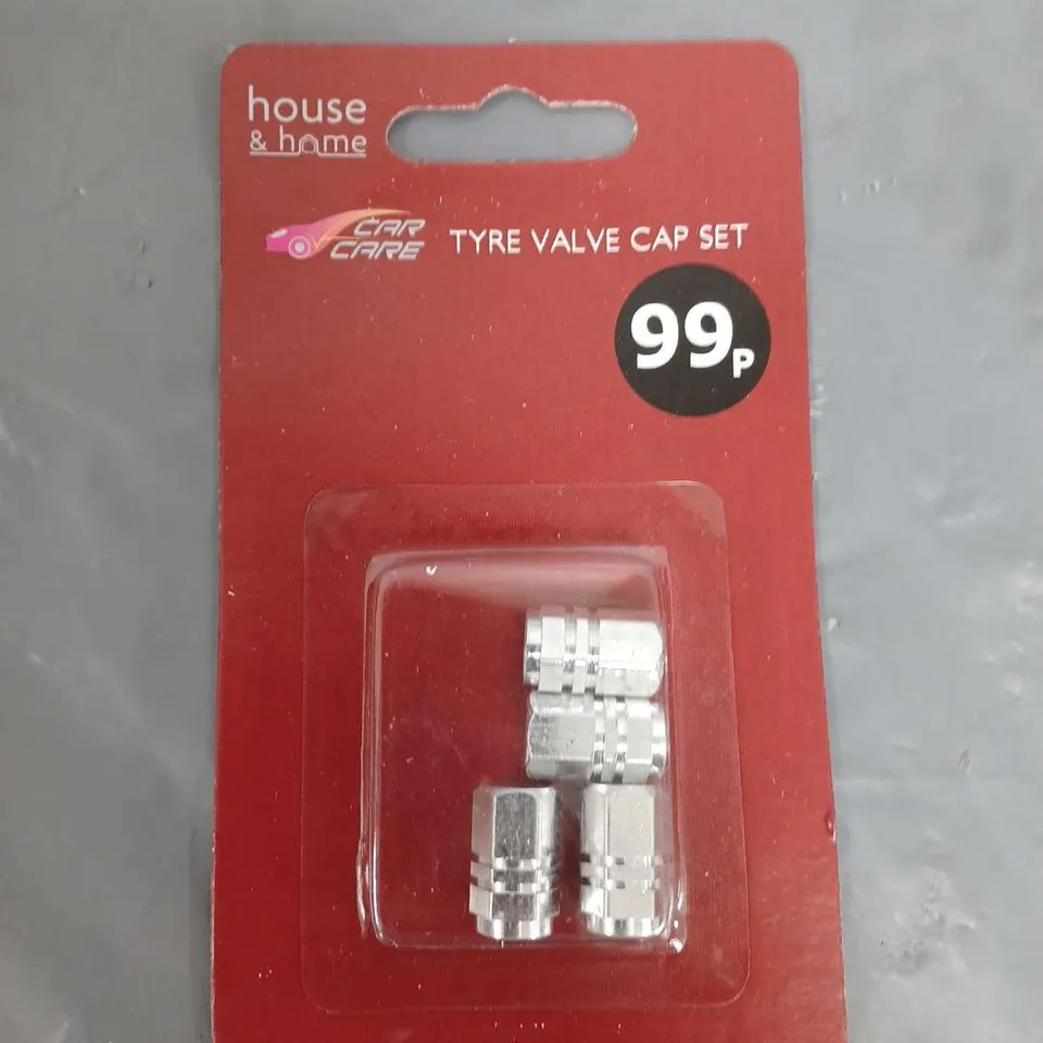 BOXED LOT OF APPROXIMATELY 24 PACKS (4 PER PACK) TYRE VALVE CAP SETS