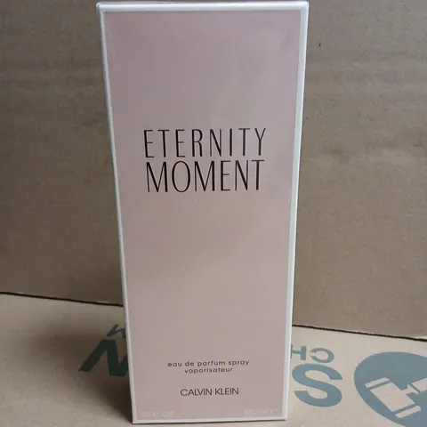 BOXED AND SEALED CALVIN KLEIN ETERNITY MOMENT EAU DE PARFUM 100ML