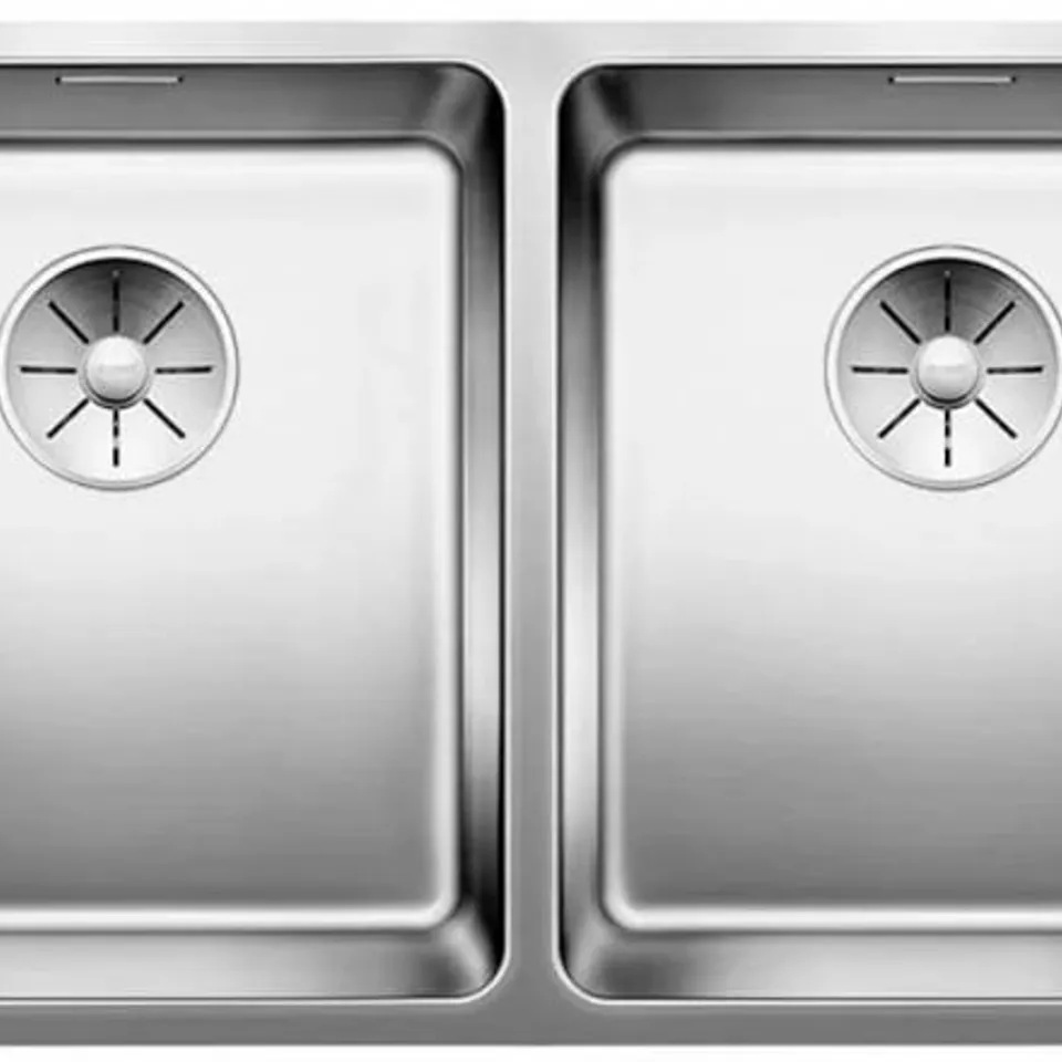 ANDANO 44CM X 19CM DOUBLE BOWL KITCHEN SINK 