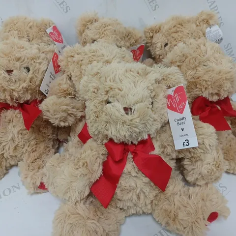 LOT OF 25 WITH LOVE CUDDLY BEARS