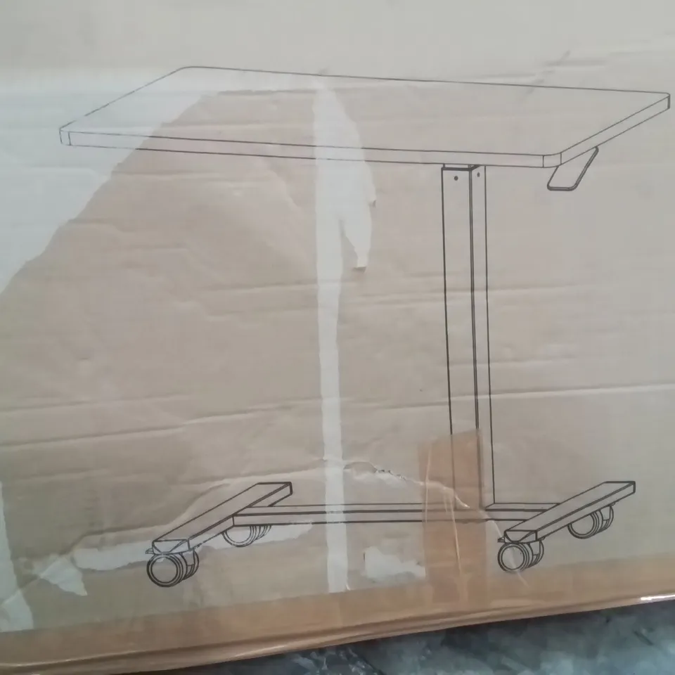 BOXED DESK ON WHEELS