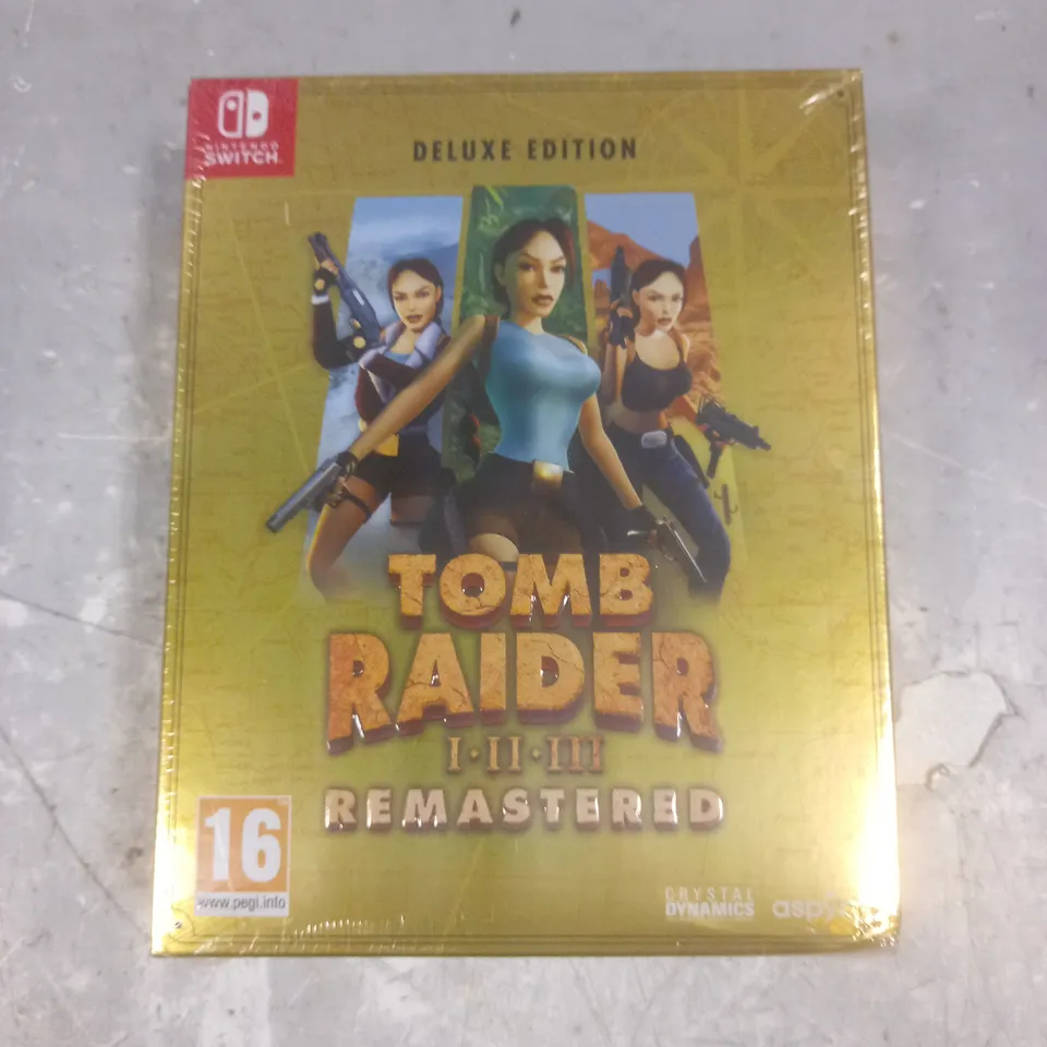 BOXED AND SEALED NINTENDO SWITCH TOMB RAIDER REMASTERED DELUXE EDITION