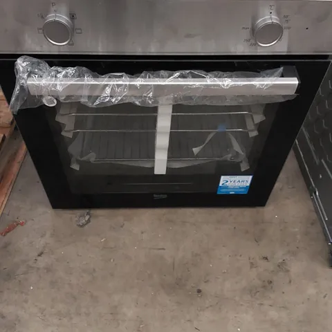 BEKO INTEGRATED OVEN BLACK/SILVER QBSE222X