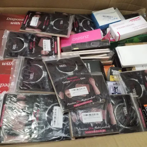 PALLET CONTAINING ASSORTED TATTOOING SUPPLIES