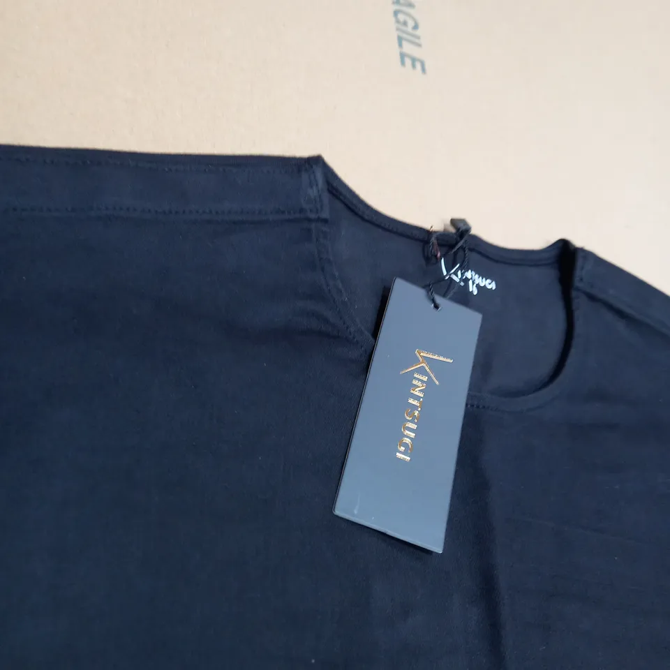 10 X KINTSUGI BLACK CROP TOP 16-18 SIZE 