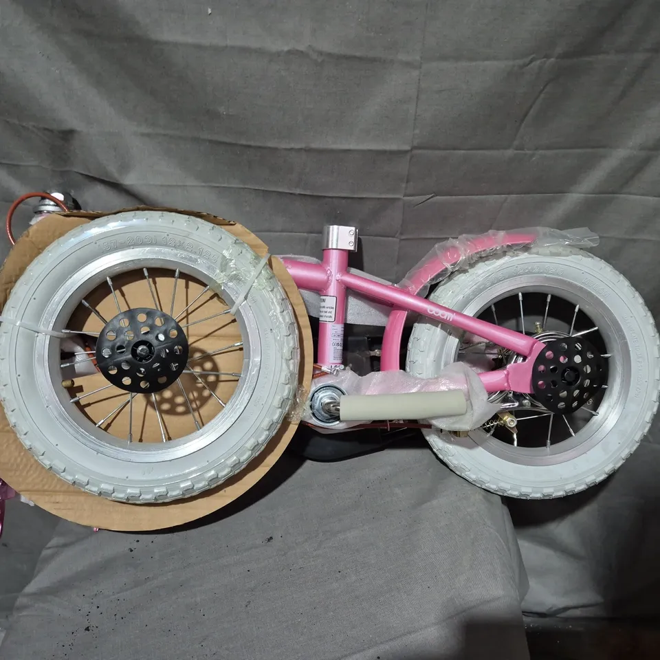 CHILDRENS ALLOY PINK PEDAL BIKE - SIZE UNSPECIFIED