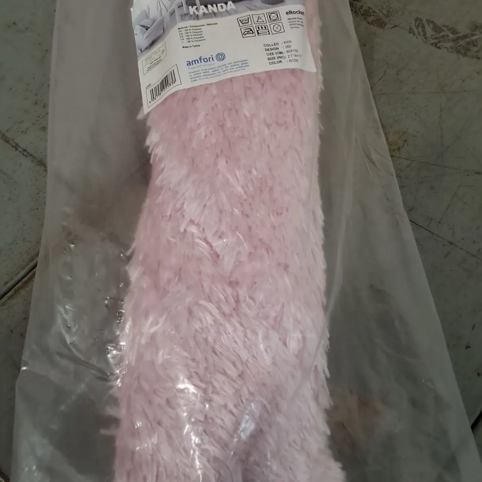 BRAND NEW PACO KANDA RUG IN ROSE - 80X150CM