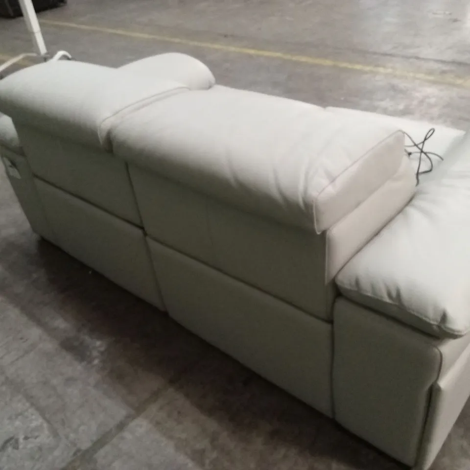 QUALITY DESIGNER ITALIAN MADE VERONA 2 SEATER LEATHER POWER RECLINER SOFA