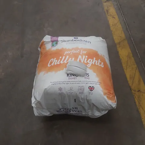 BAGGED SLUMBERDOWN 15 TOG KING SIZE DUVET