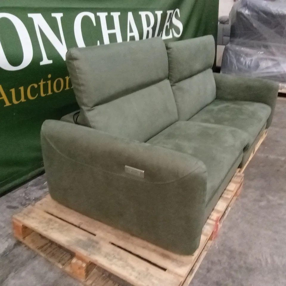 QUALITY DESIGNER ITALIAN MADE DUSK LARGE 3 SEATER PART RECLINER SOFA