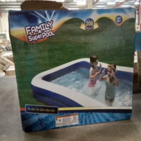 BOXED INFLATABLE FAMILY SUPER POOL