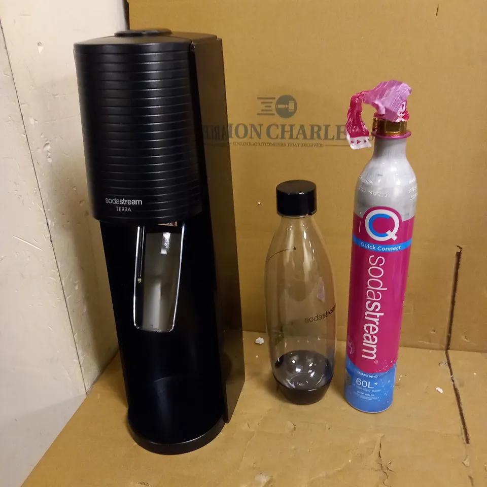 SODASTREAM TERRA SPARKLING WATER MAKER - BLACK RRP £109.99