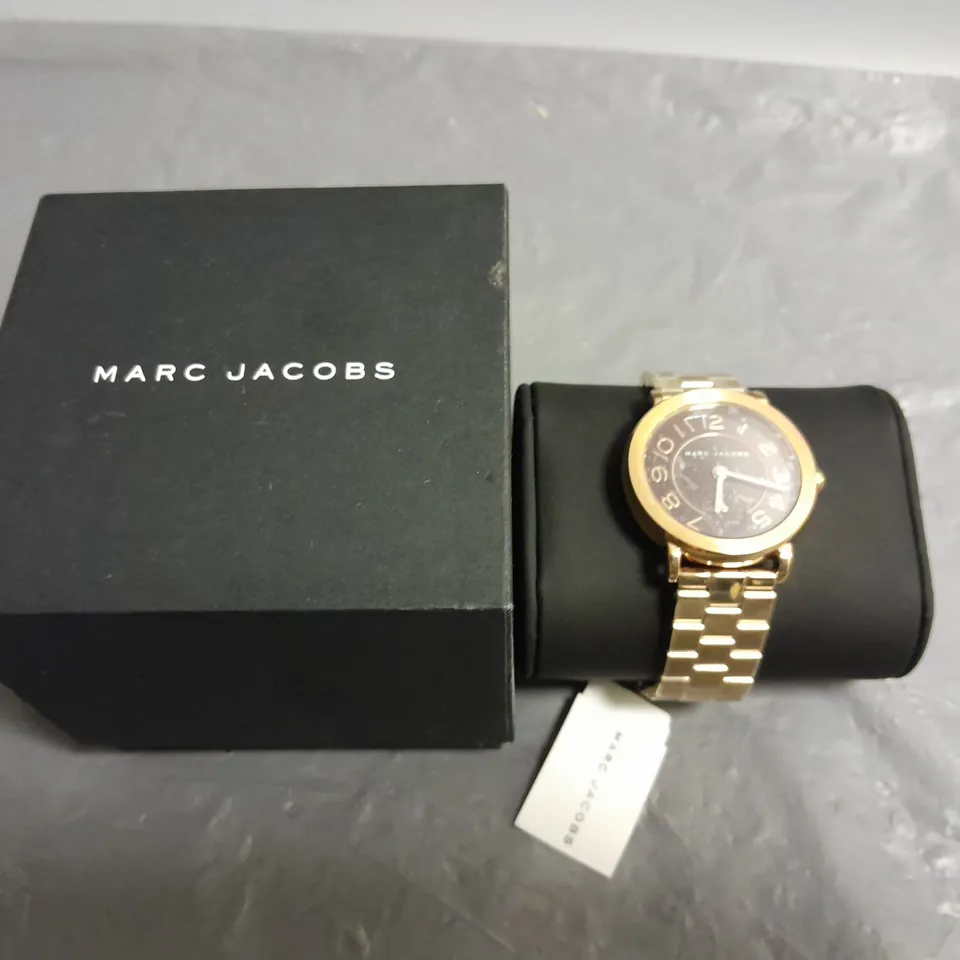 BOXED MARC JACOBS ROSE ALL STAINLESS STEEL WATCH - MJ3489