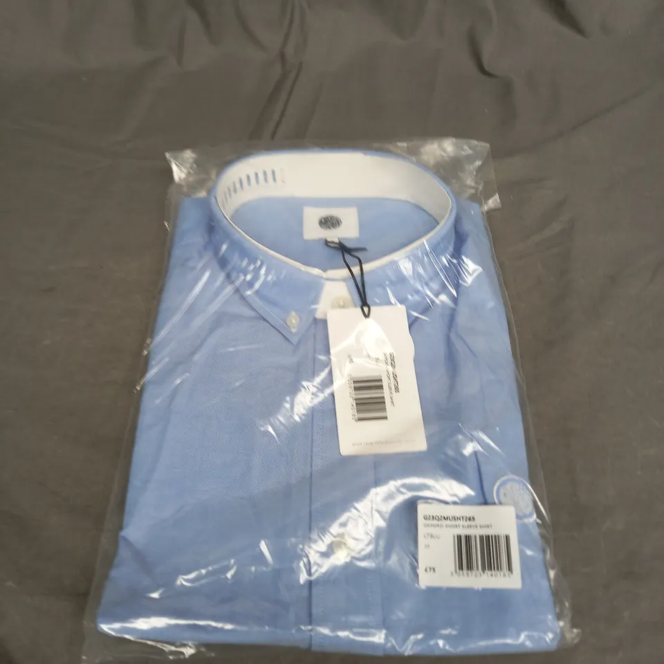 BAGGED PRETTY GREEN OXFORD SHORT SLEEVE SHIRT SIZE M