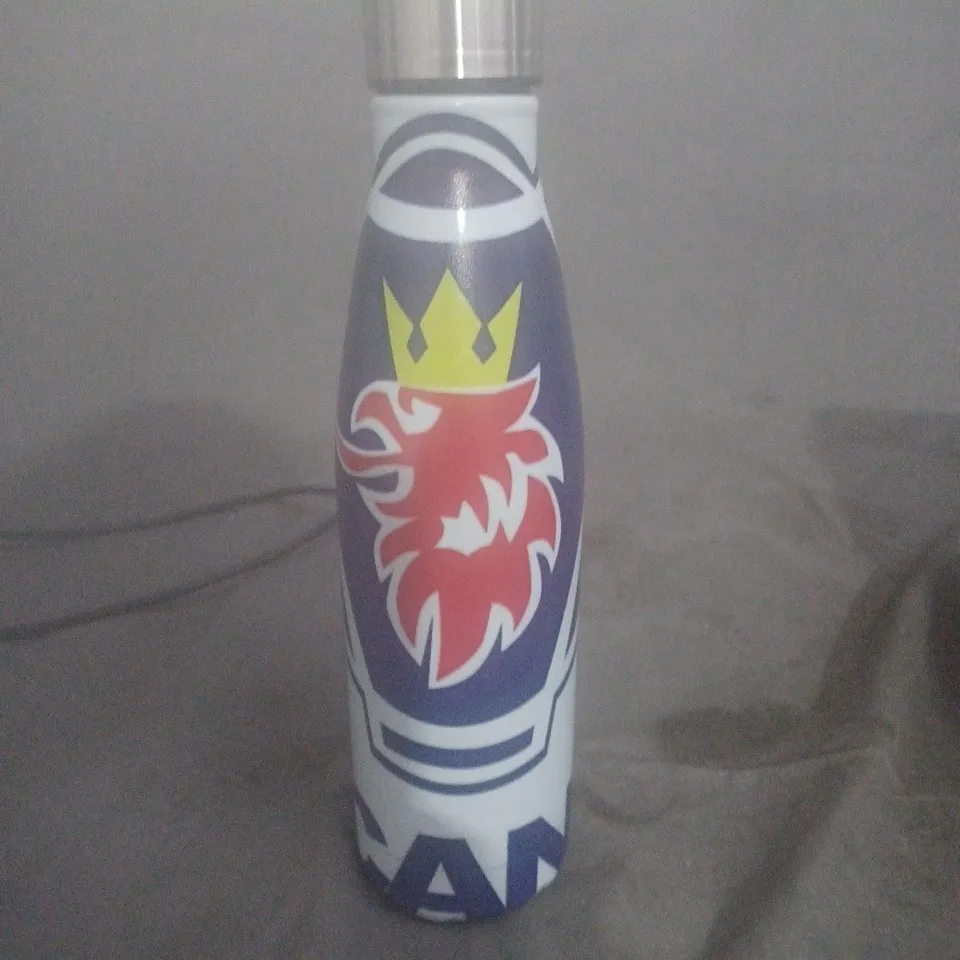 SCANIA INSULATED STAINLESS STEEL SPORTS BOTTLE WITH CREST LOGO