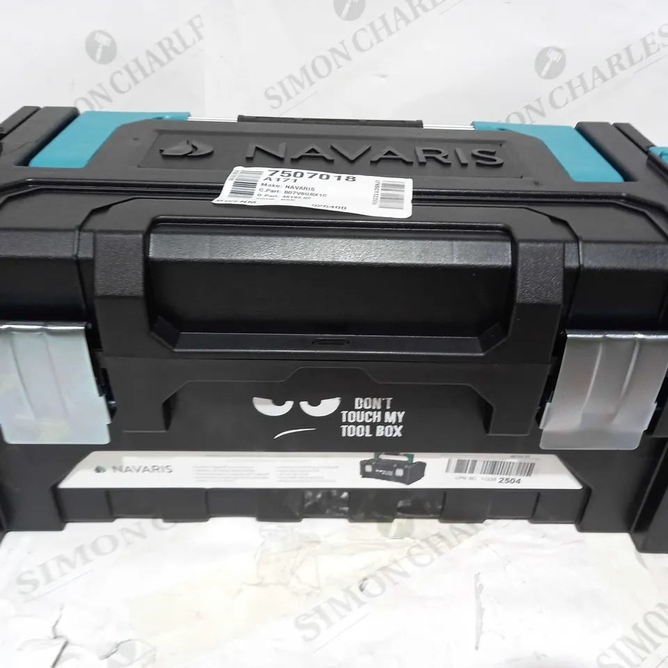 NAVARIS TOOL BOX 20 INCH - 51 CM PLASTIC TOOLBOX CASE