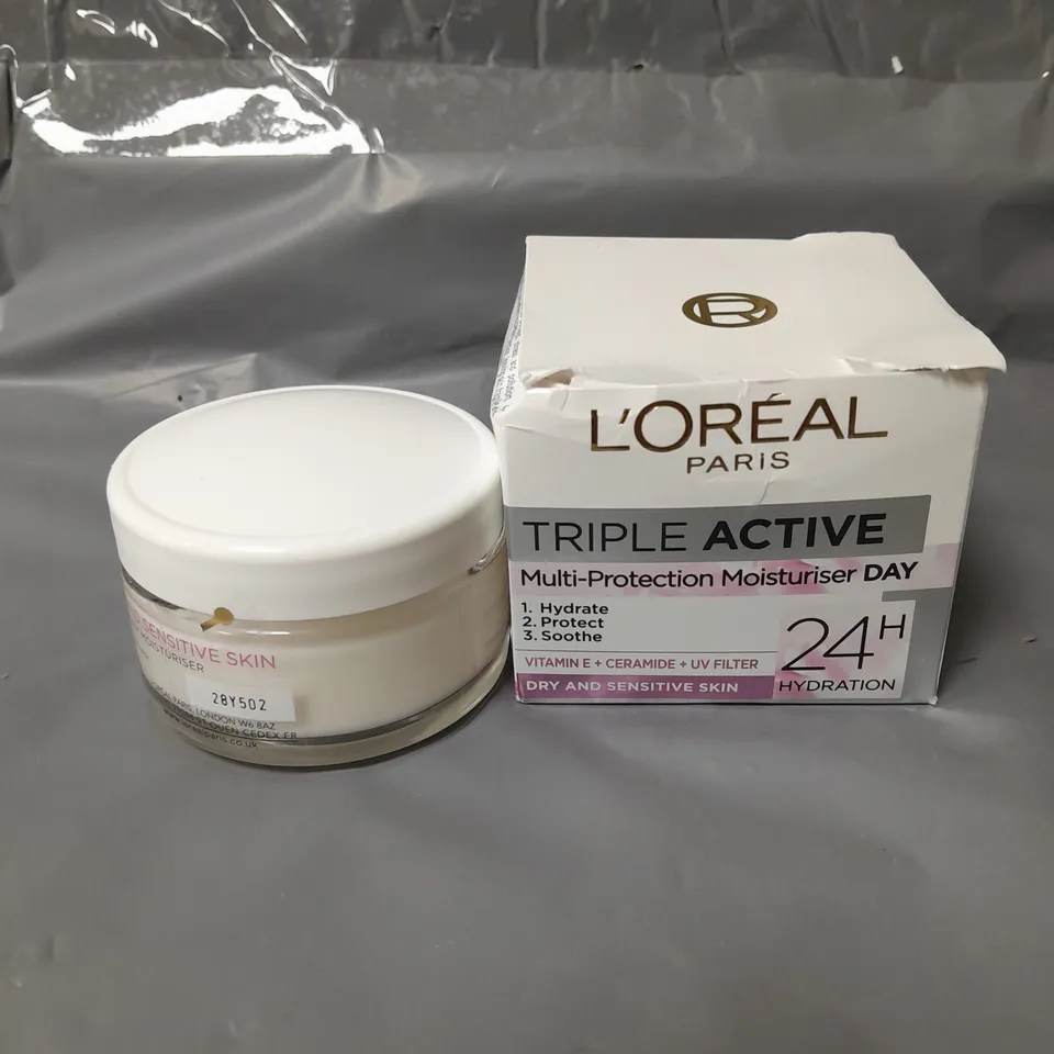 L'OREAL TRIPLE ACTIVE MULTI-PROTECTION MOISTURISER - 50ML