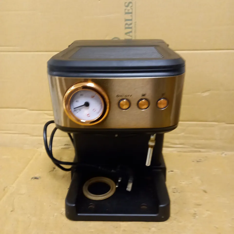 HADEN 204509 MULTIFUNCTION, STEEL ACCENTS ESPRESSO PUMP COFFEE MACHINE