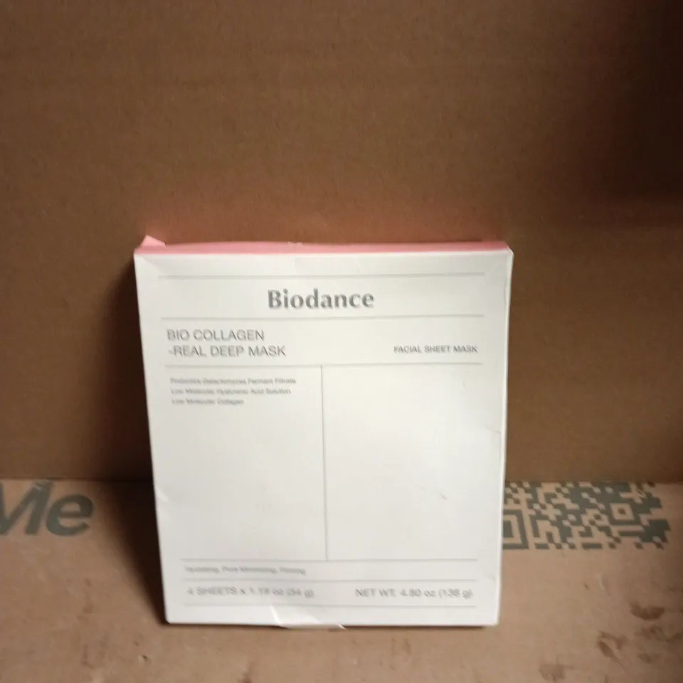 BIODANCE BIO COLLAGEN REAL DEEP MASK – FACIAL SHEET MASK, PACK OF 4