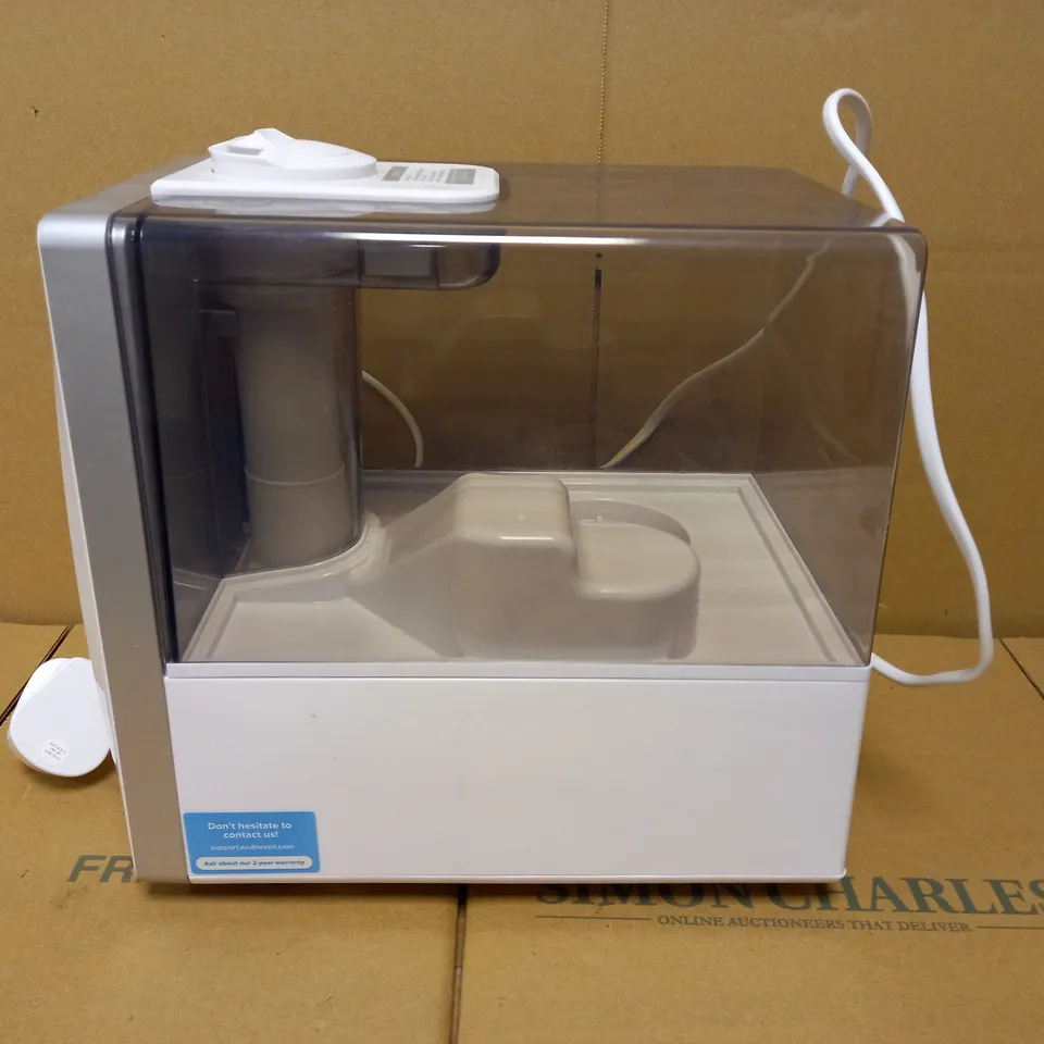 LEVOIT COOL & WARM HUMIDIFIER AUTO MODE, DUAL NOZZLES, TIMER, UP TO 60H WHITE