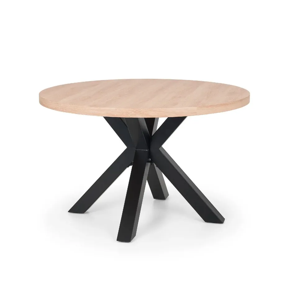 BOXED JULIAN BOWEN BERWICK ROUND TABLE - OAK (2 BOXES)