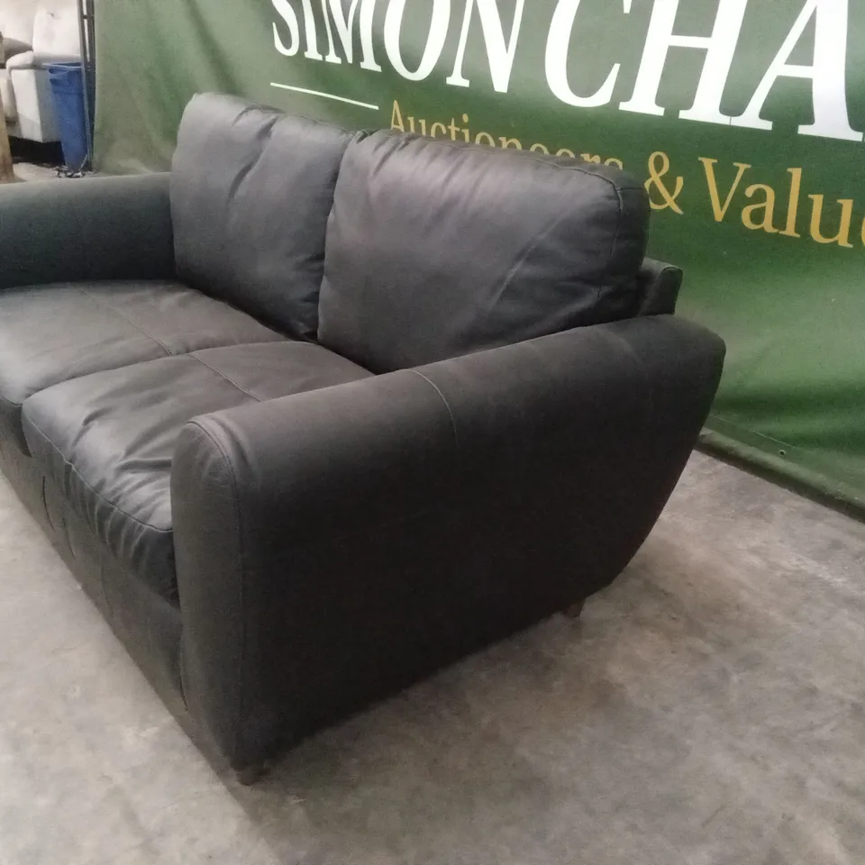 SHAY ITALIAN LEATHER 2 SEATER SOFA RRP £749