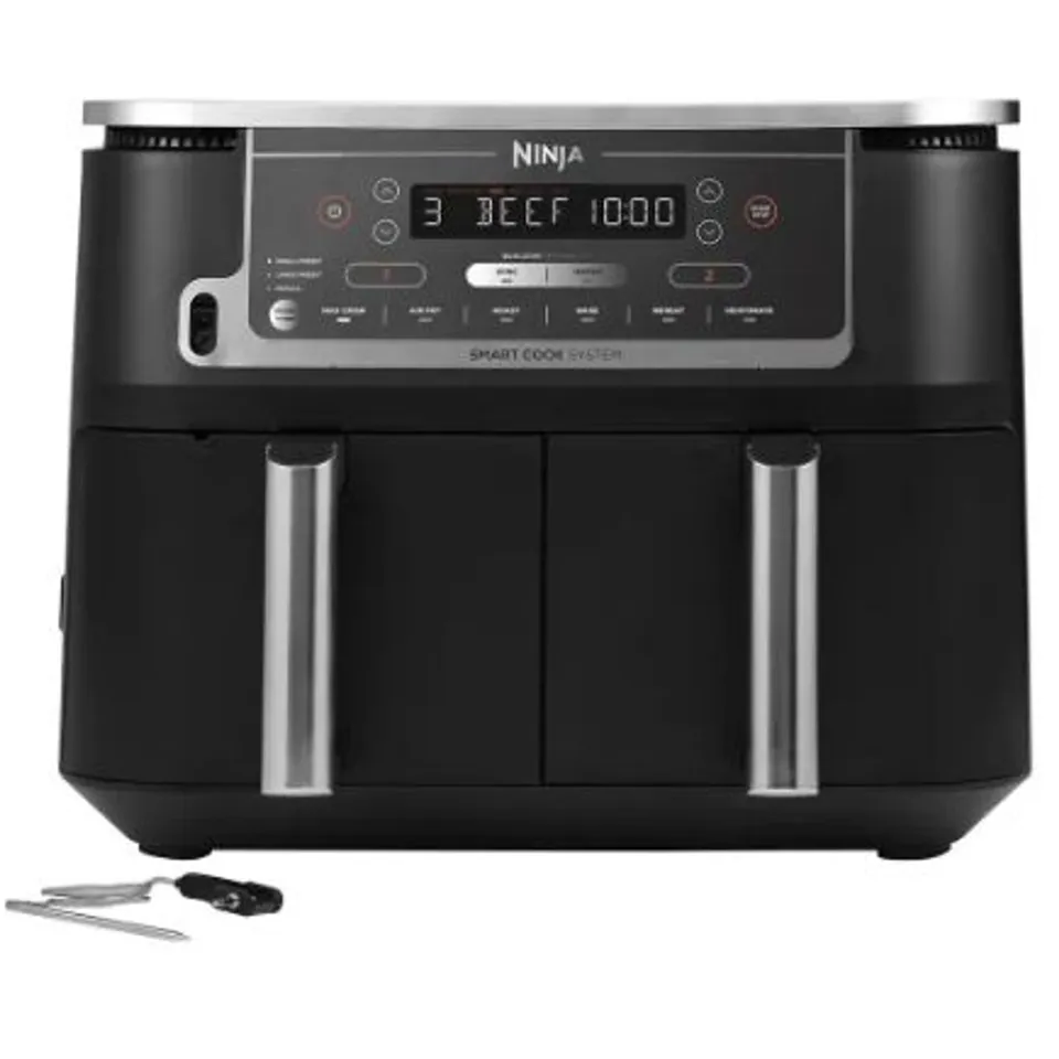 NINJA FOODI MAX 9.5L DUAL ZONE AIR FRYER WITH SMART COOK