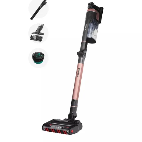 SHARK STRATOS CORDLESS STICK VACUUM WITH ANTI HAIR-WRAP POWERFINS TECHNOLOGY AND FLEXOLOGY 60 MINS - IZ400UK