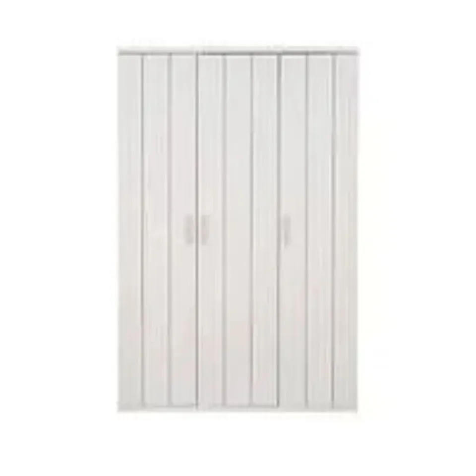 BOXED MONTANA 3 DOOR WARDROBE - WHITE (2 BOXES)