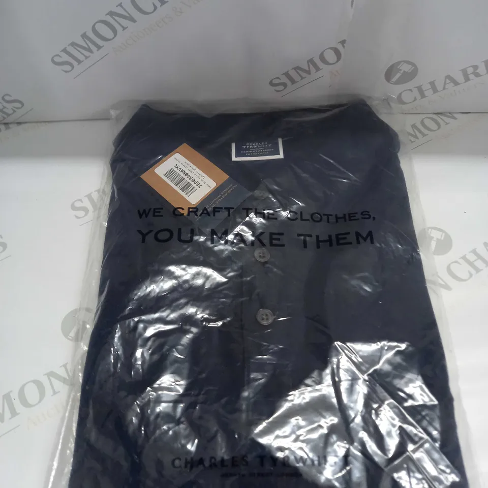 BAGGED CHARLES TYRWHITT POLO SHIRT SIZE XL